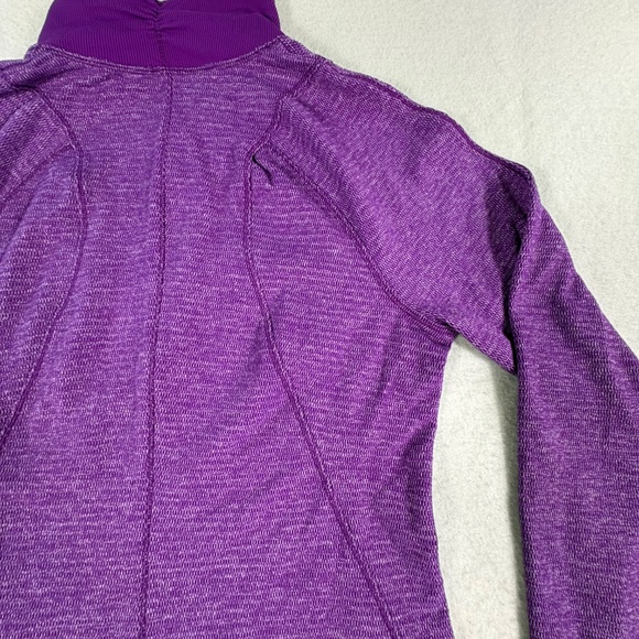 Lululemon Women's Runderful Pullover Size 8 Half Zip in Heathered Violet - Picture 14 of 15